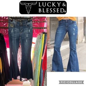 NWT’s Lucky & Blessed denim bells